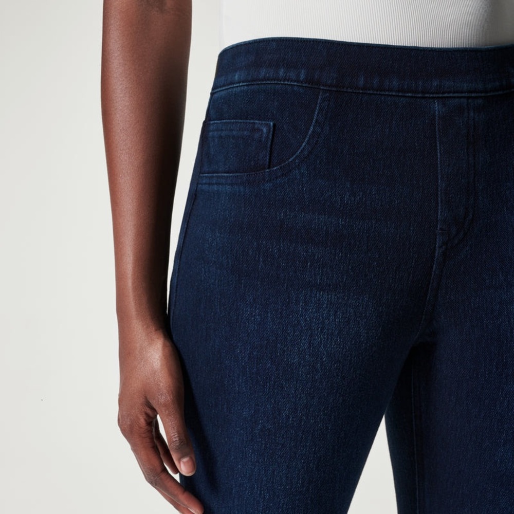 Spanx Jeanish Ankle Leggings Medium Wash Jeggings size Medium - Picture 4 of 12